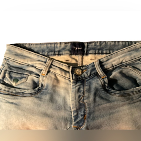 ZYKER Mens Faded Look Jeans - Picture 8 of 12